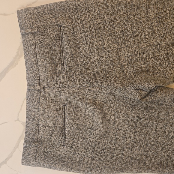 Ann Taylor Womens Ankle Mid Rise Trouser Size 14 Black Grey - Picture 6 of 10